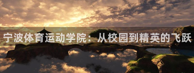 欧亿体育官方正版app代理：宁波体育运动学院：从校园到精英的